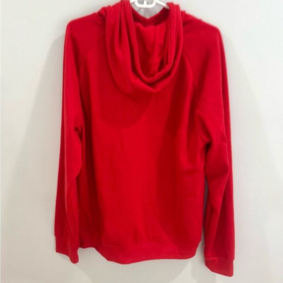 Under Armour Men's Red Fleece Graphic Hoodie Loose Fit Pullover size Large NWT - Picture 3 of 6